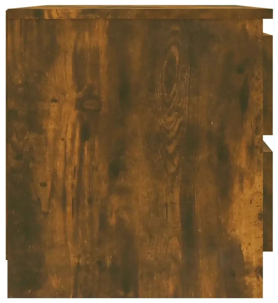 Mesa cabeceira 50x39x43,5 cm derivados madeira carvalho fumado