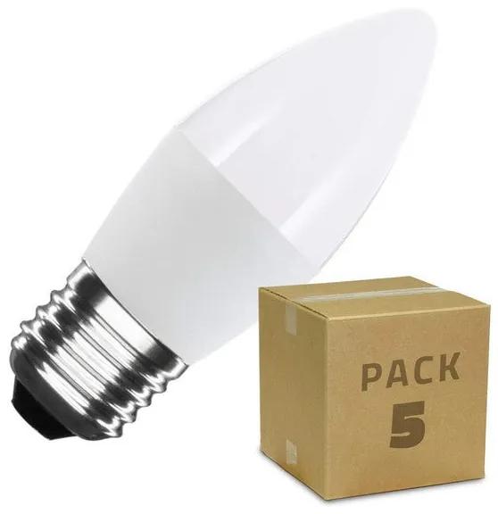 Lâmpada LED vela Ledkia C37  10 uds 5 W 400 Lm (Branco Quente 2800K - 3200K)