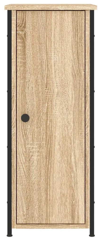 Mesa de cabeceira 32x42x80 cm derivados madeira carvalho sonoma