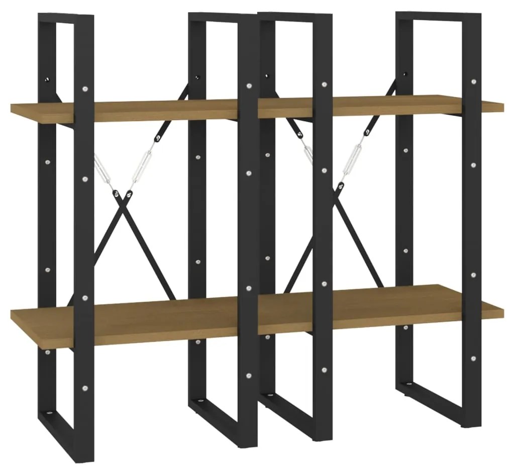 Estante com 4 prateleiras 40x30x140 cm pinho maciço