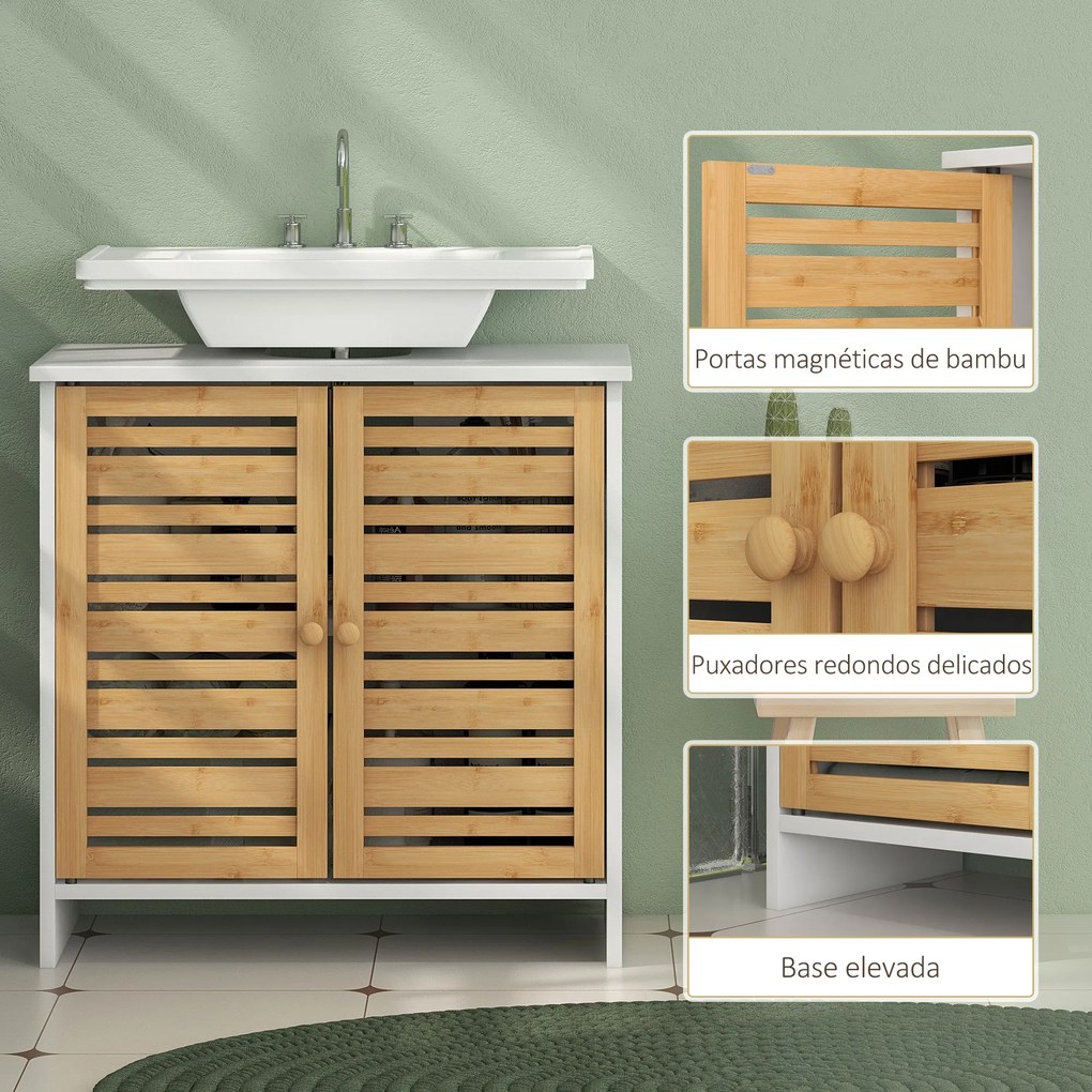 Estante com Prateleiras – Modelo Cefalù – 60x30x60 – Madeira – 6 Nívei