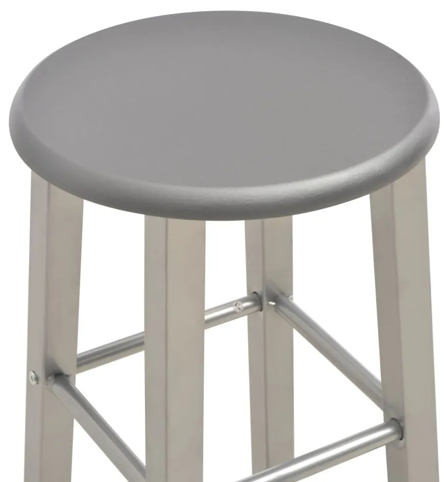 Bancos de bar 2 pcs MDF antracite