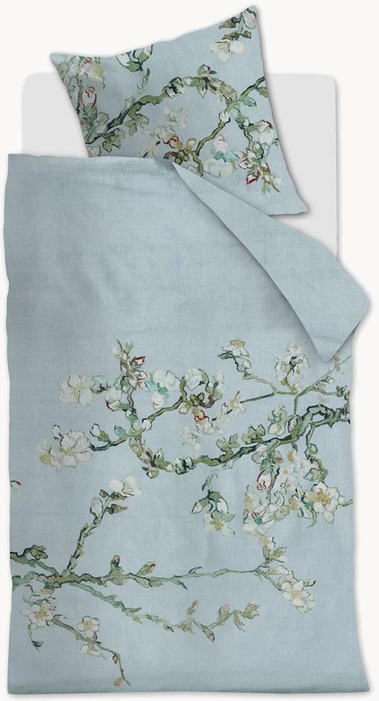 Conjunto de roupa de cama em cetim de algodão Blossom