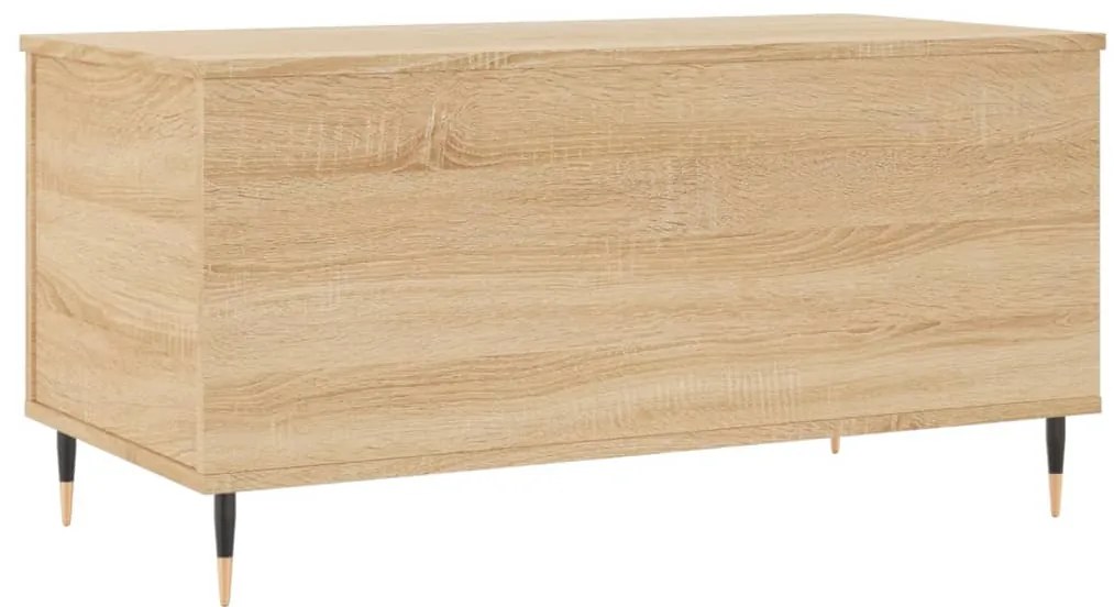 Mesa de centro 90x44,5x45 cm derivados madeira carvalho sonoma