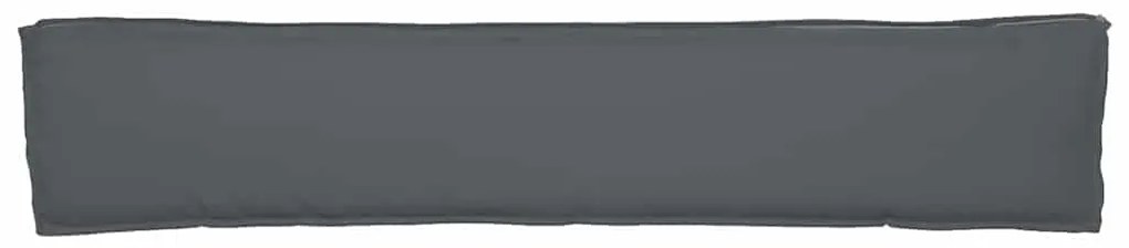 Capa de Almofada para Banco Antracite 200 x 40 x 8 cm - Tecido Oxford
