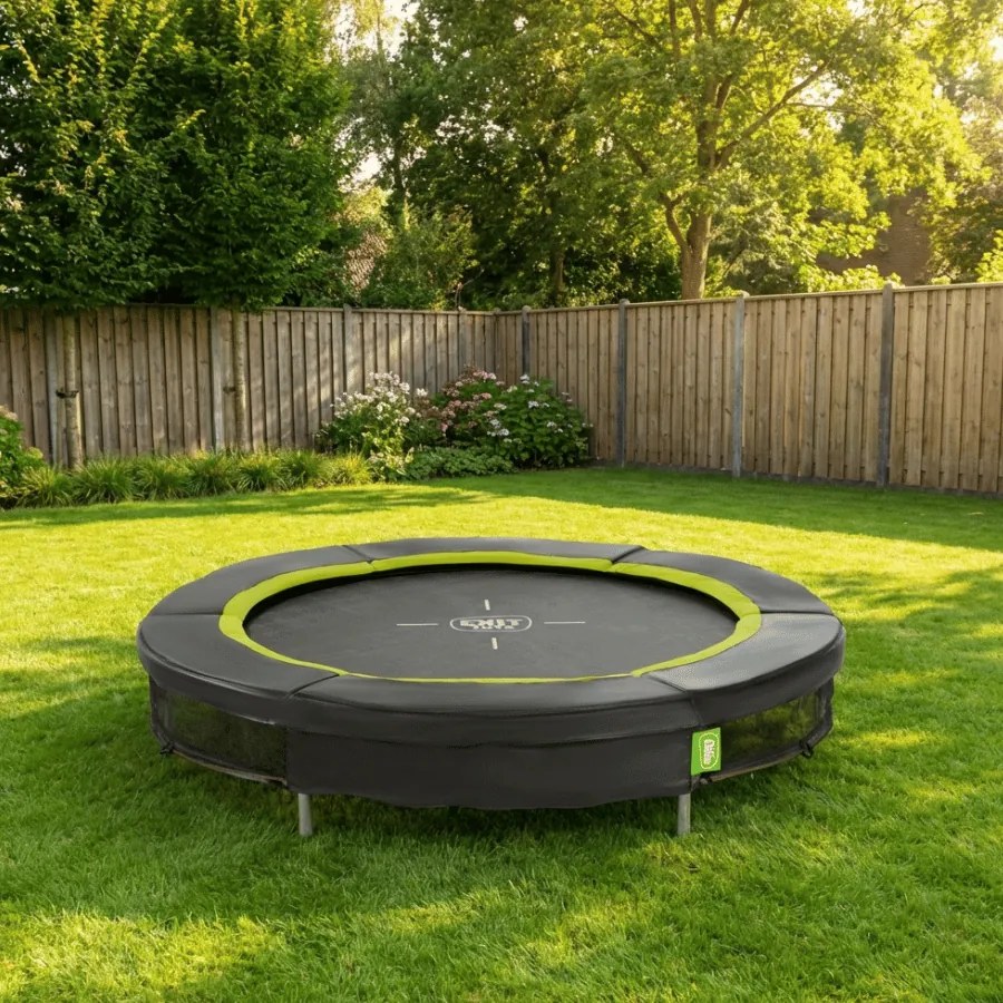 Trampolim desportivo redondo Silhouette ø183 cm - preto