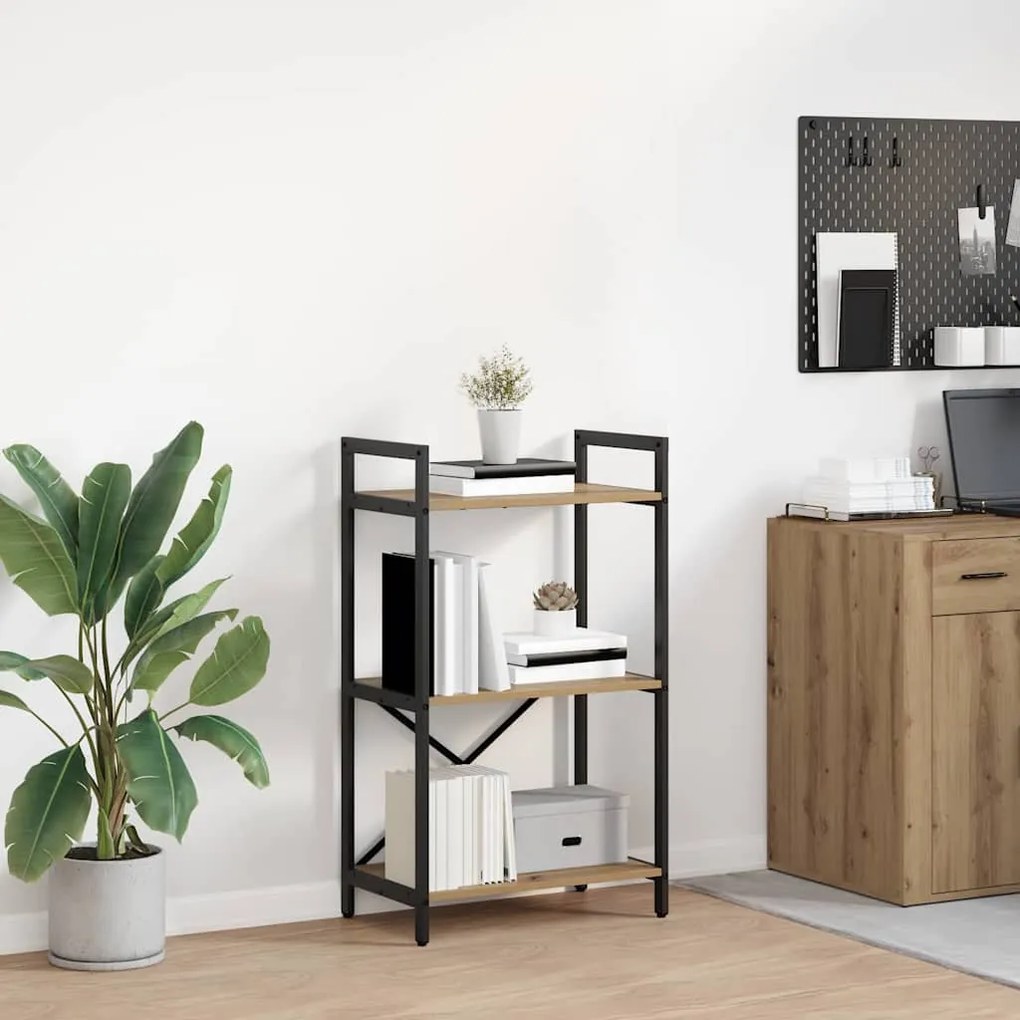 vidaXL Estante Carvalho Artesanal 56 x 34 x 96 cm Madeira processada