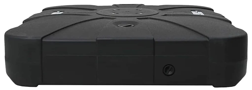 Conjunto de Base de Guarda-Sol Cantilever 2 Peças - 150kg de Areia ou