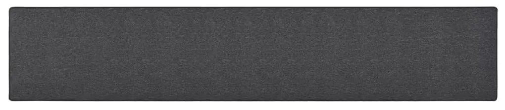 vidaXL Tapete/passadeira 50x300 cm antracite