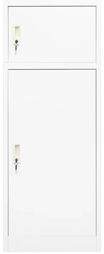 Armário para selas 53x53x140 cm aço branco