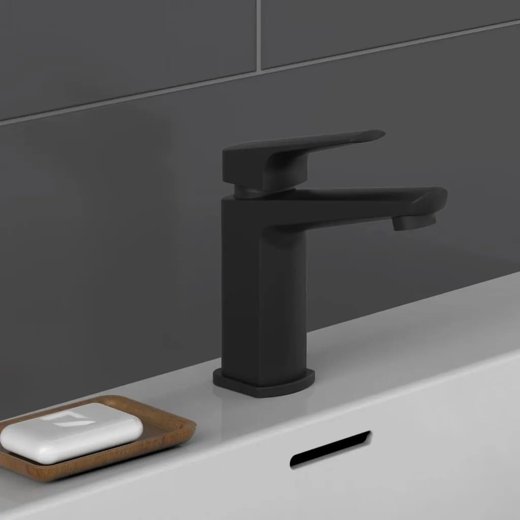 SCHÜTTE Torneira misturadora de lavatório RAVEN preto mate