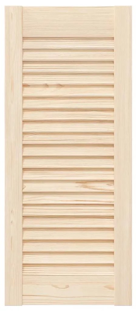 Portas de armário 2 pcs com design de persiana pinho maciço