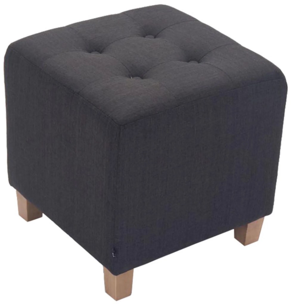 Conjunto de 2 bancos Pharao 46 x 45 x 45 cm Cinzento escuro