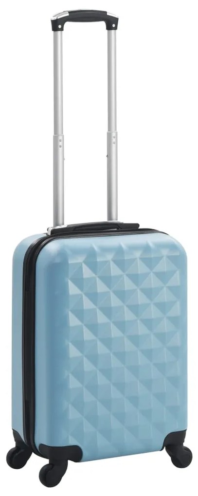 91894 vidaXL Trólei estojo rígido ABS azul
