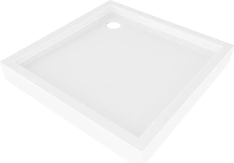 Mexen Flow+ base de duche quadrada 70 x 70 cm, branco brilho - 46S107070H