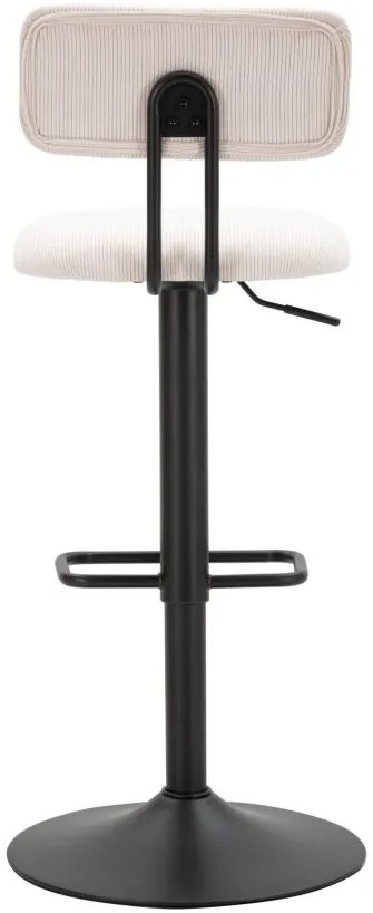 CONJUNTO DE 2 BANCOS DE BAR COM ELEVAÇÃO 41X47,5X85-106,5 (ASSENTO CM 61-83 CM) BRANCO