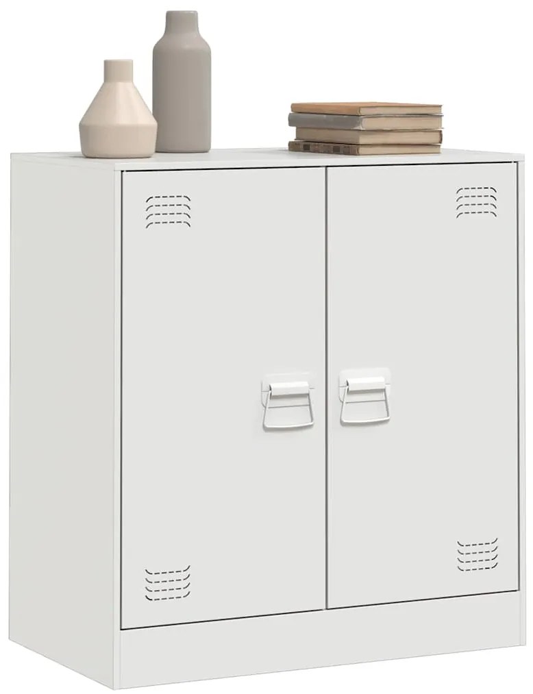 Aparador 67x39x73 cm aço branco