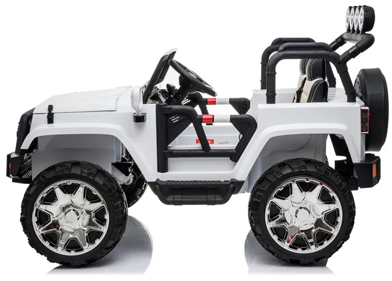 JIPE INFANTIL PREDATOR CARRO ELÉTRICO INFANTIL 24V BRANCO