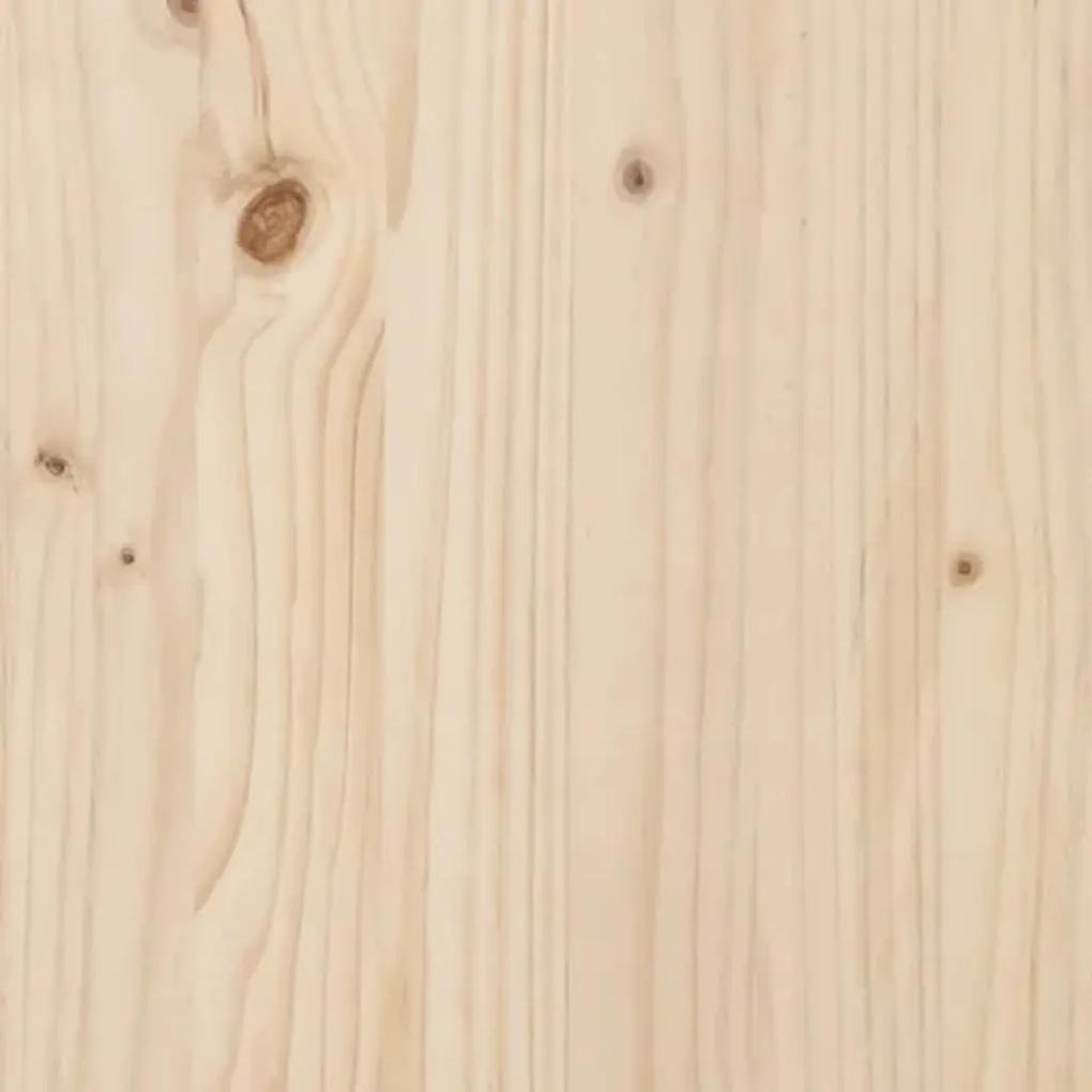 Banco de jardim 201,5 cm madeira de pinho maciça