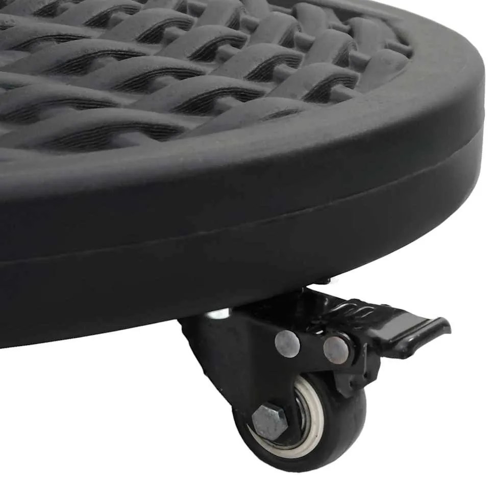 Base de Parasol vidaXL com Rodas para Postes de Ø38-48 mm 13 kg Redond