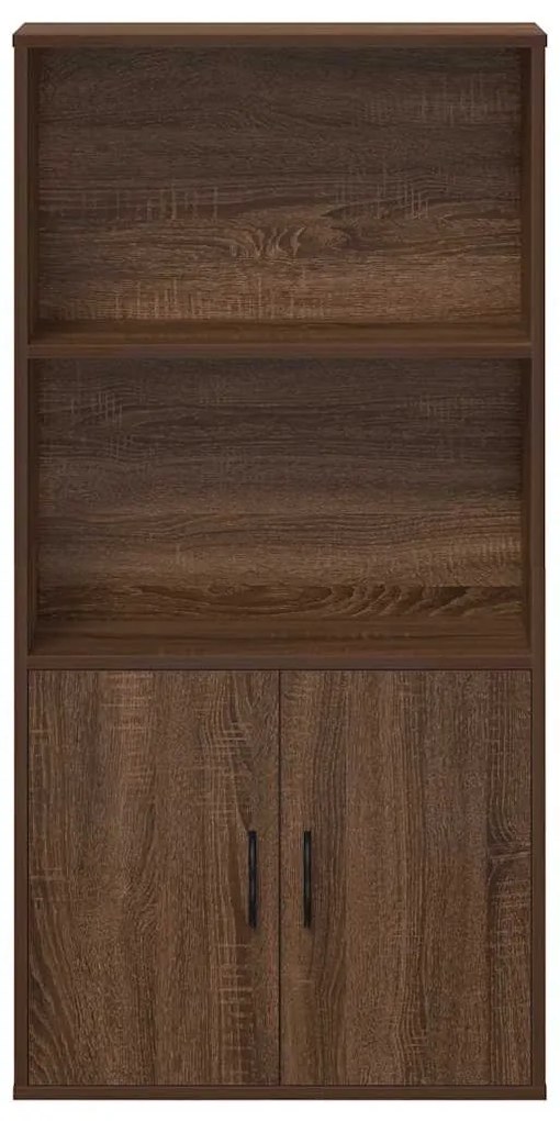 Estante 60x24x120 cm derivados de madeira carvalho castanho