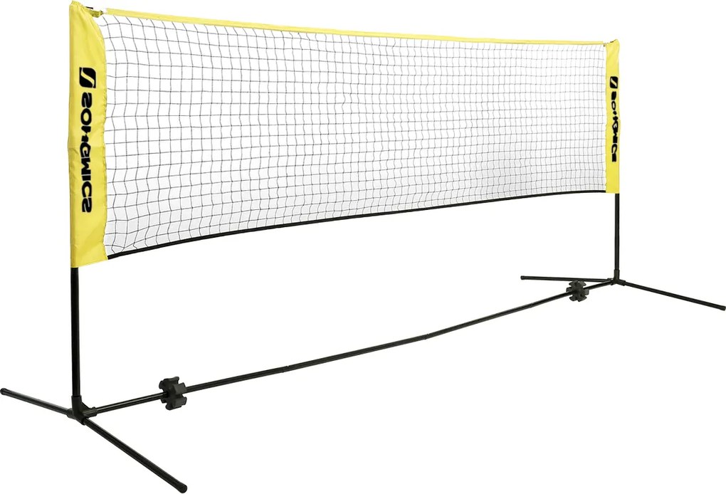Rede de badminton 300 x 103 x 155 cm amarela
