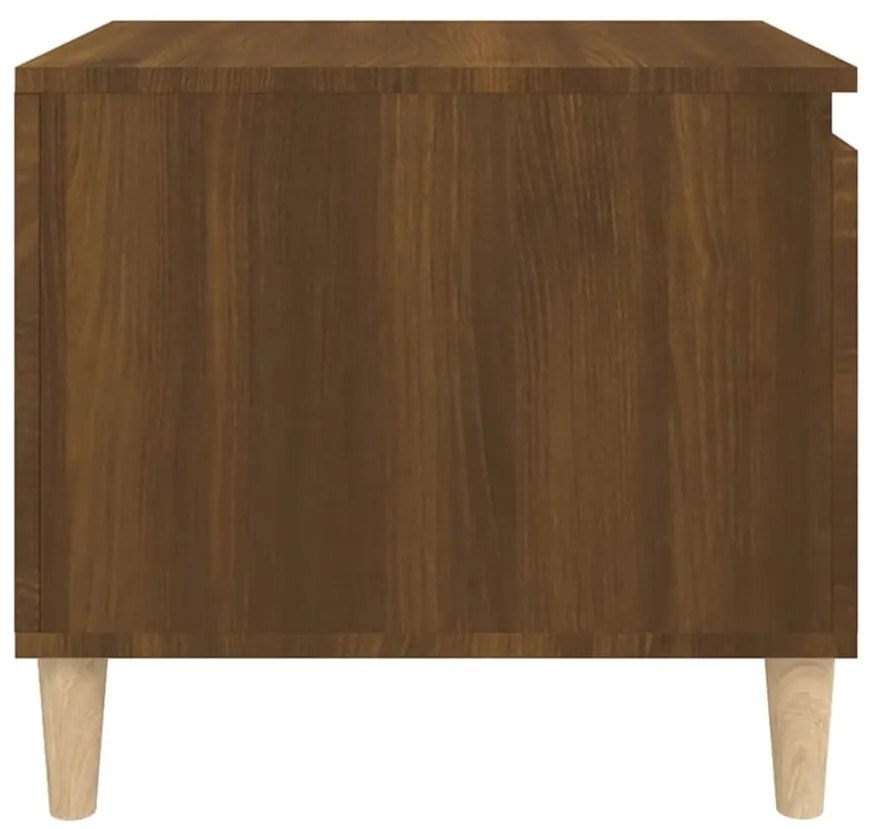 Mesa de centro 100x50x45 cm derivados madeira carvalho castanho