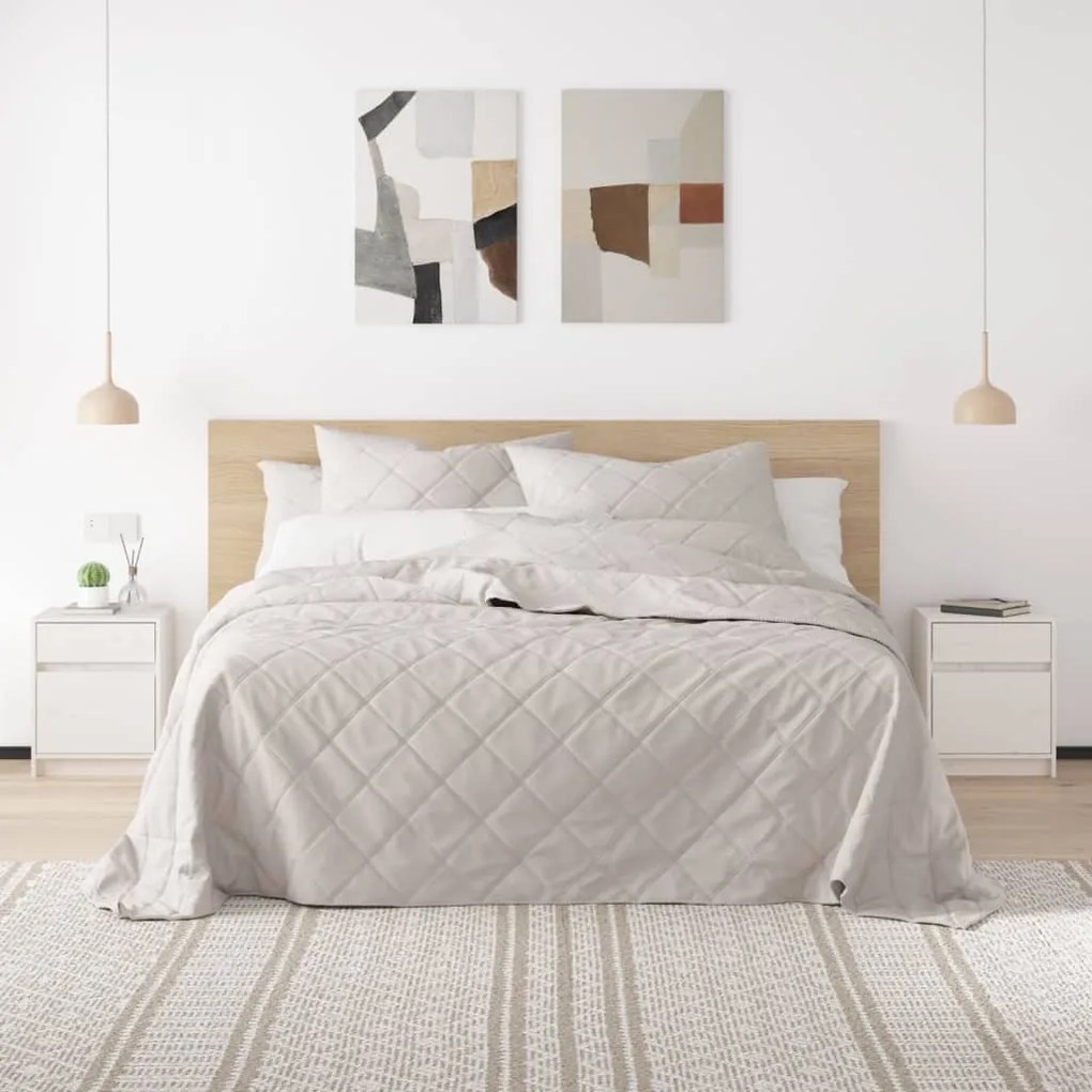 vidaXL Mesa de cabeceira 40x31x50 cm madeira de pinho maciça branco