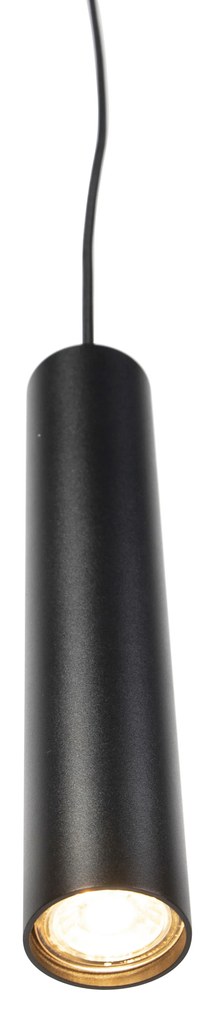 Conjunto de 2 Pendentes de Design Preto - Tuba Small