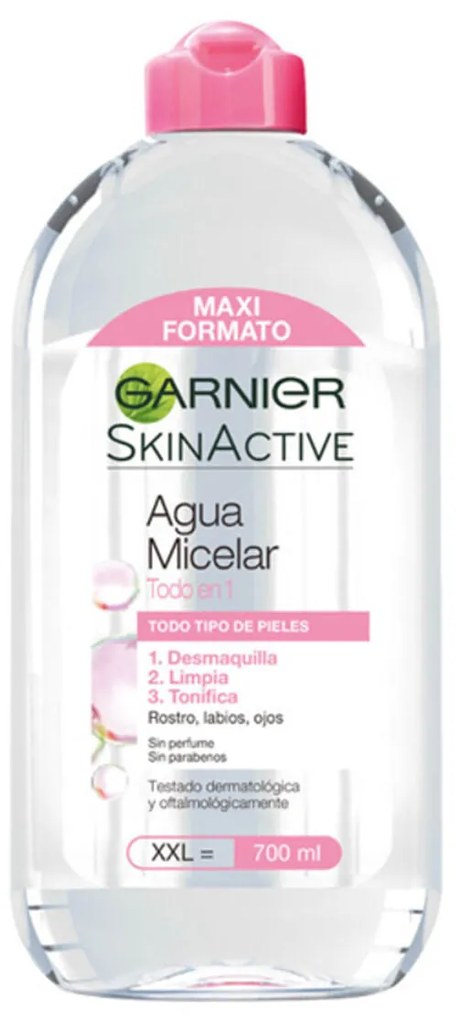 Água Micelar desmaquilhante SKINACTIVE Garnier Skinactive Agua Micelar (700 ml) 700 ml