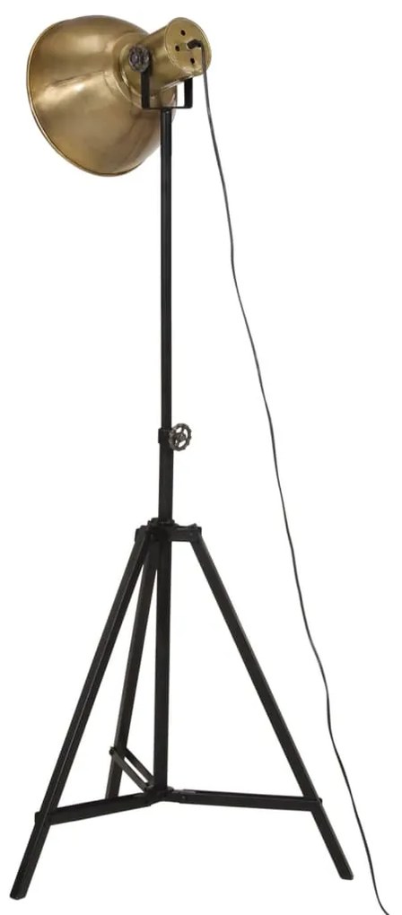 Candeeiro de pé 25 W 61x61x90/150 cm E27 bronze antigo