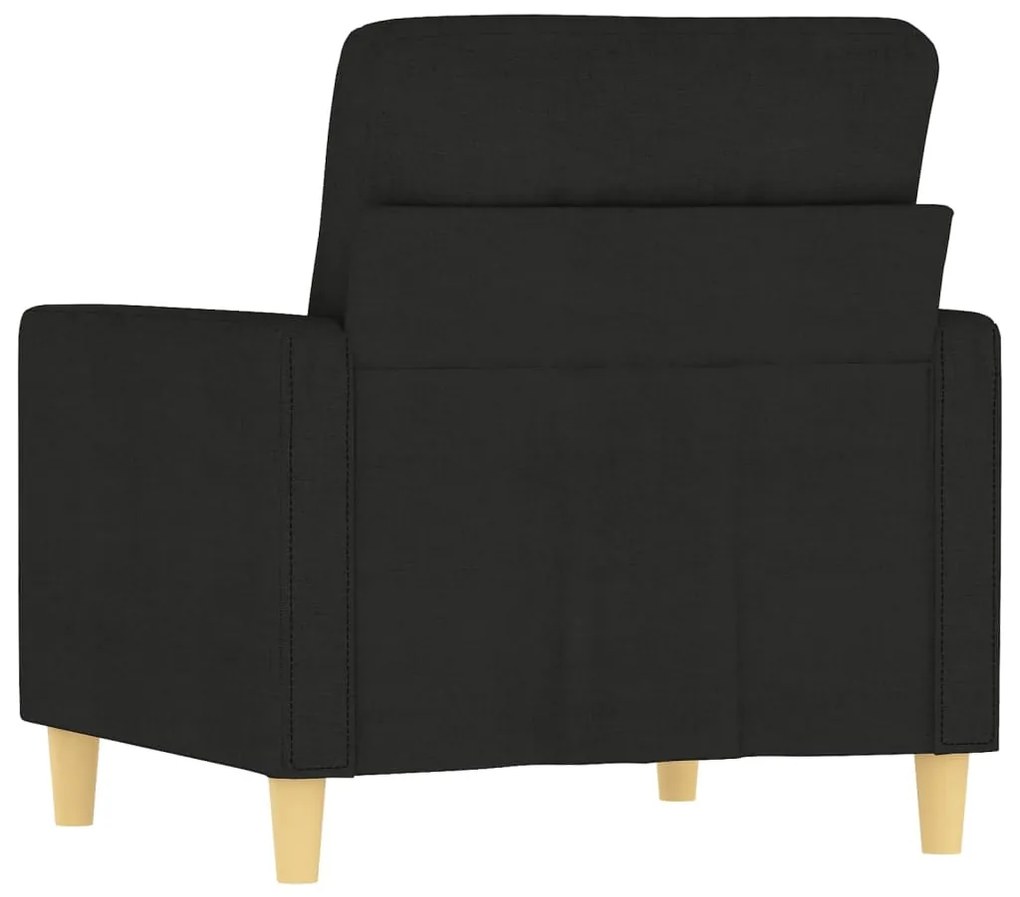 Poltrona 60 cm tecido preto