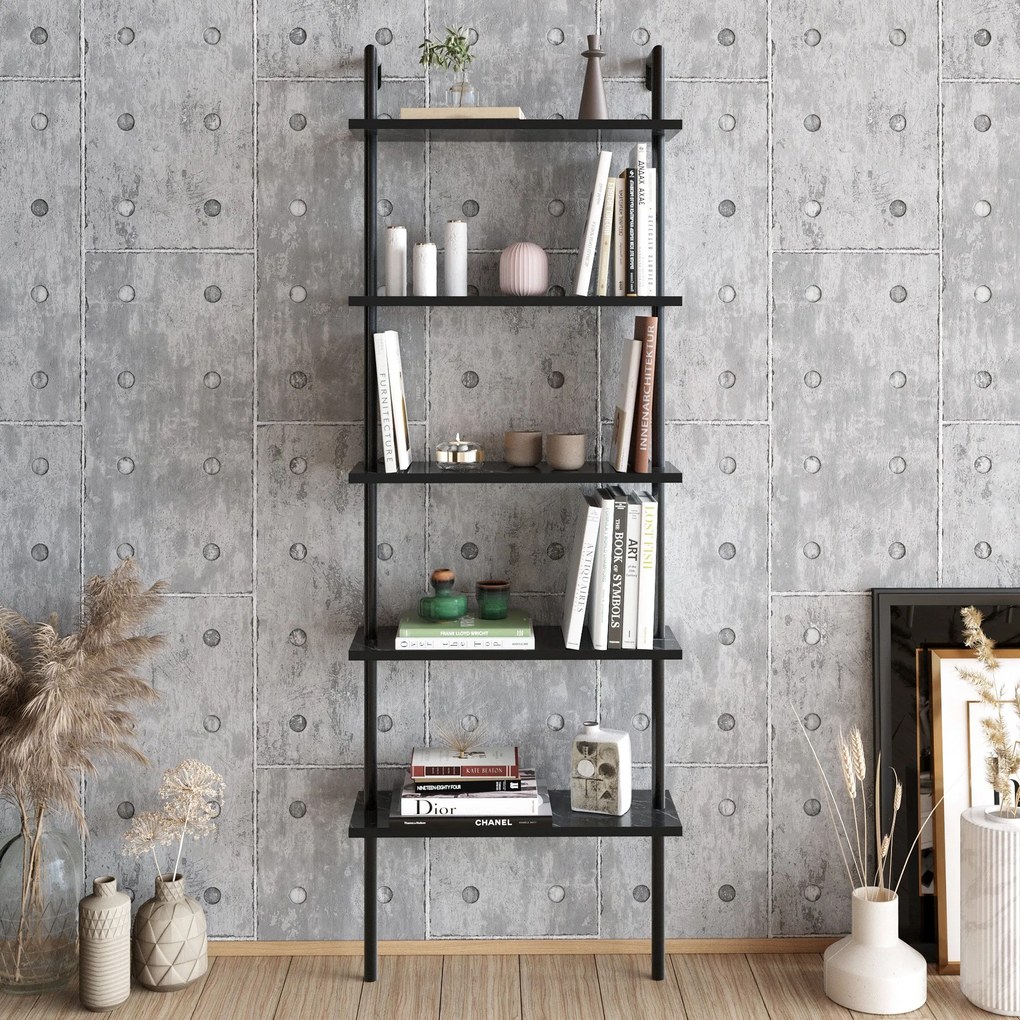 Estante Paula – Preto – 60x174x22 cm