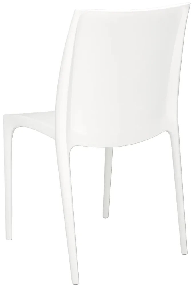 Cadeiras de jardim 2 pcs polipropileno 50x46x80 cm cor creme