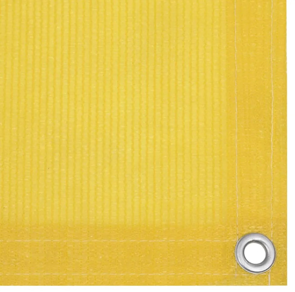 Tela de varanda 75x600 cm PEAD cor amarelo
