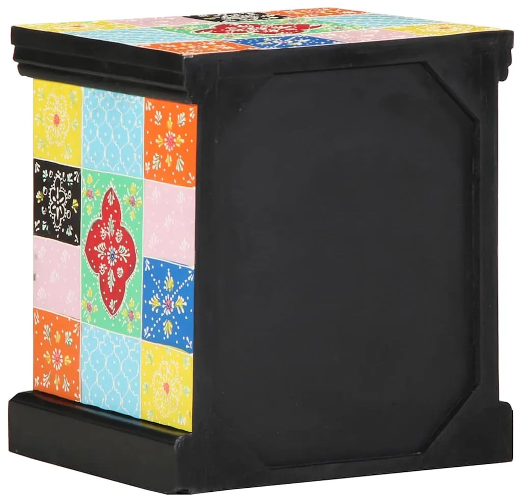 Criado-Mudo 2 pcs Multicolorido 40x35x45 cm Madeira de Engenharia