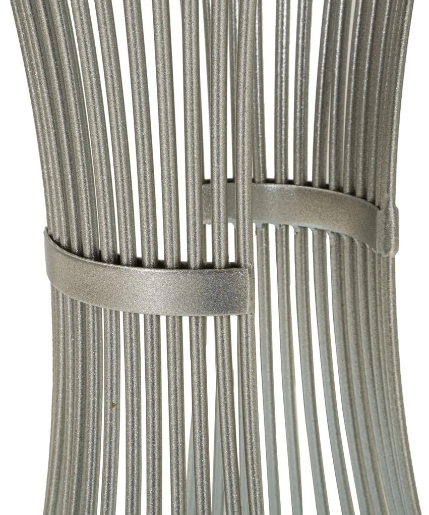 MESA DE APOIO Ø 40X79 CM PRATEADA