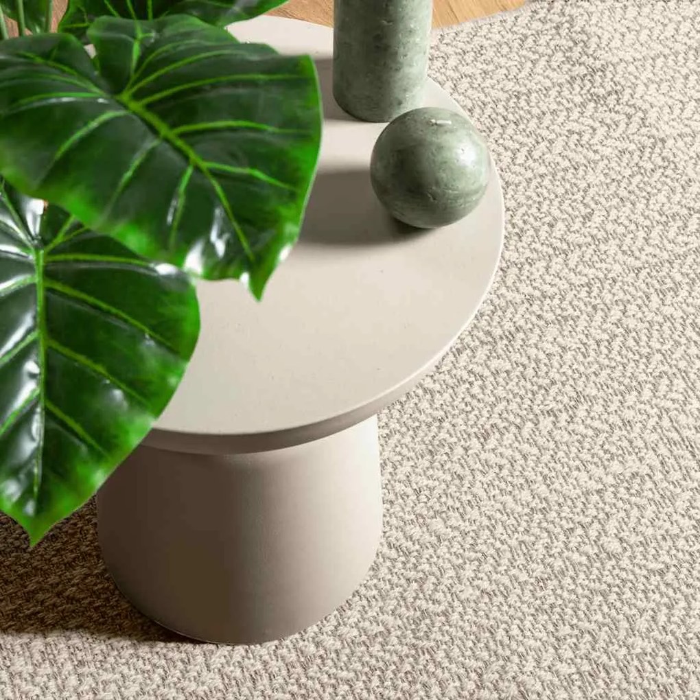 Tapete ZIZUR creme 100x200cm aspeto de juta interior e exterior