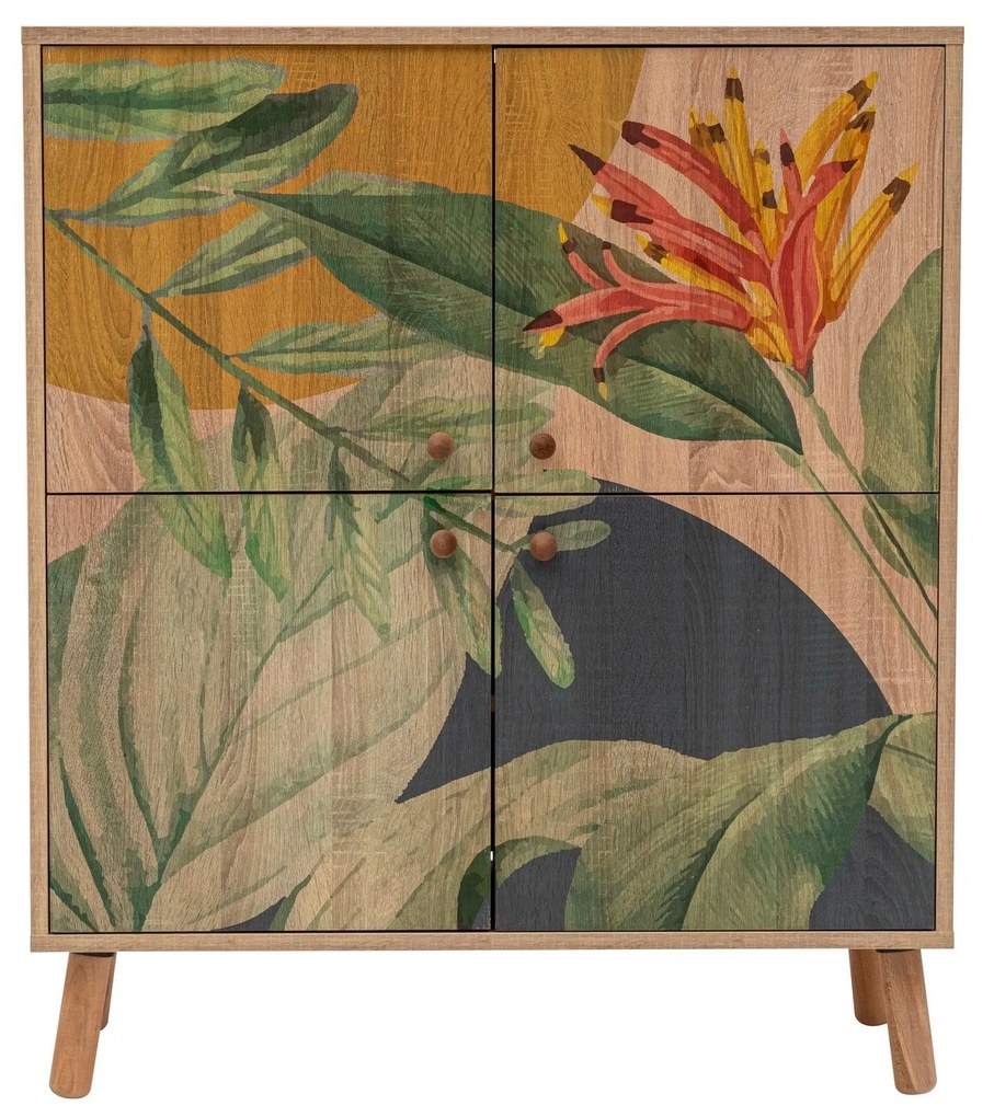 Conjunto de Mobiliário de Hall Multilux – Sonomo/Dark Blue – Sapateira