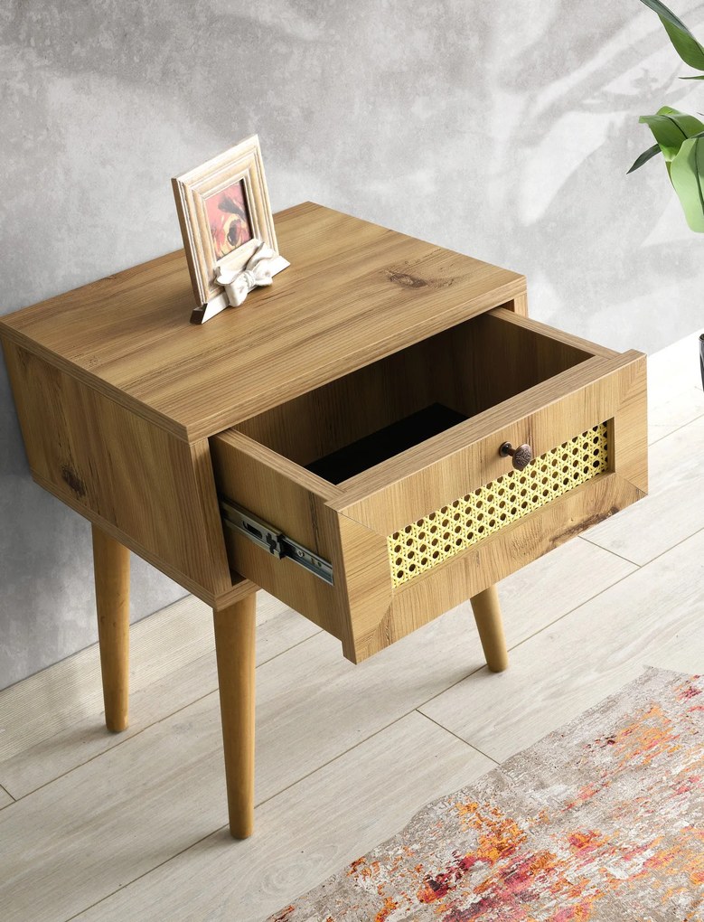 Mesa de Cabeceira Euromos – Carvalho – 40x50x35 cm