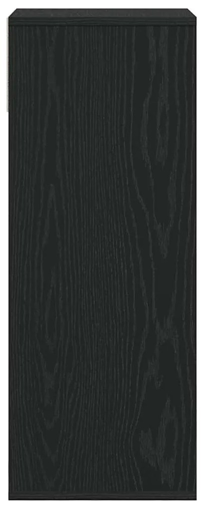 Estante preto 34x31x80 cm derivados de madeira