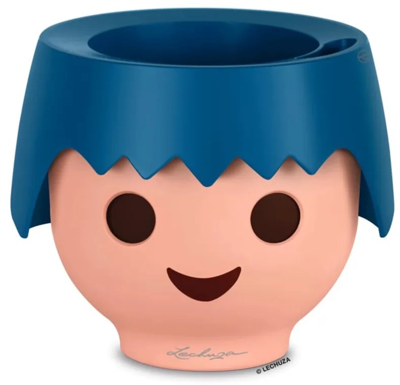 427373 LECHUZA Vaso de mesa OJO ALL-IN-ONE azul oceano