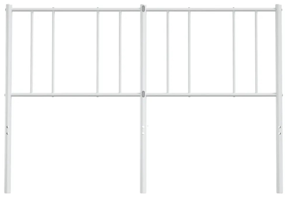 Cabeceira de cama 150 cm metal branco