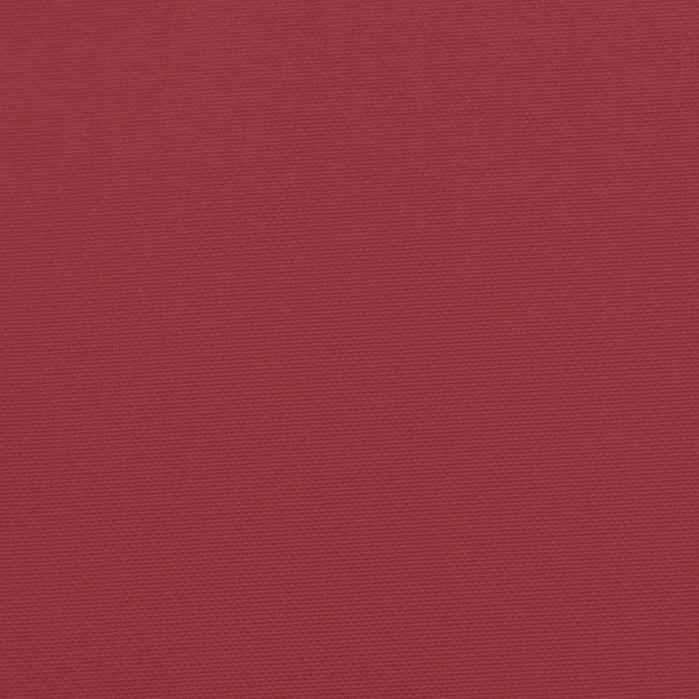Almofadão para paletes 50x40x12 cm tecido vermelho tinto