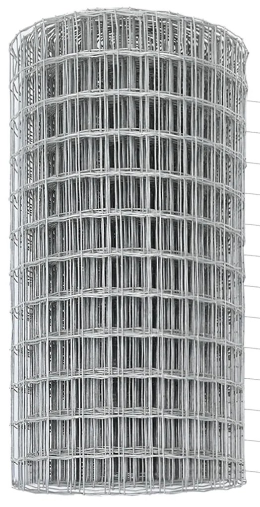 Cerca Euro 0,4x50 m Aço Galvanizado