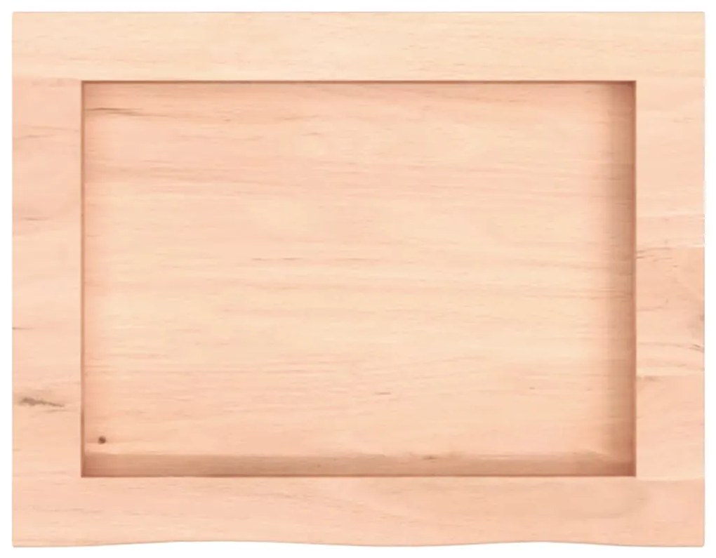 Prateleira de parede 40x30x(2-4) cm carvalho maciço não tratado
