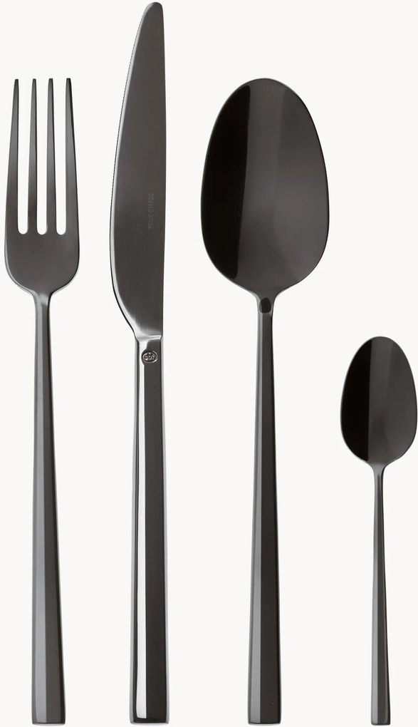 Conjunto de talheres em aço inoxidável Rock, vários tamanhos