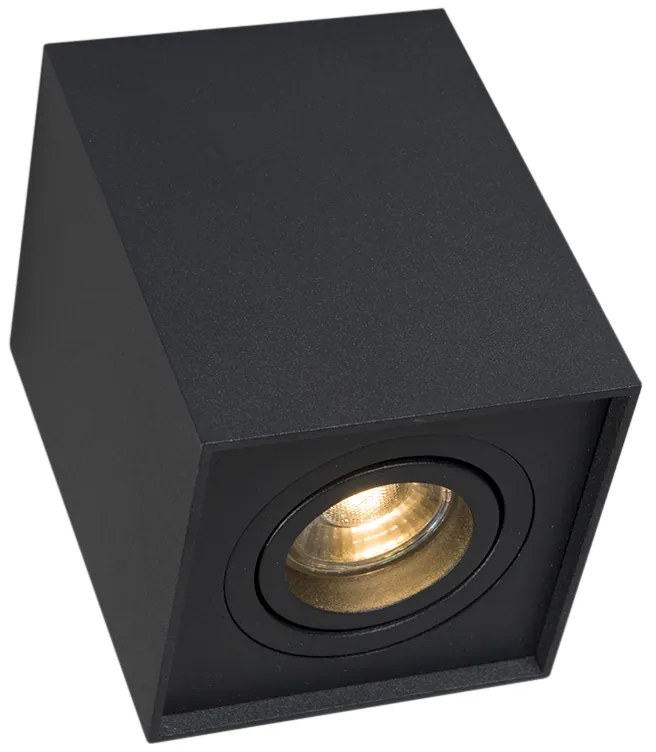 Foco Inteligente Preto Ajustável Incl. WiFi GU10 - Quadro Up