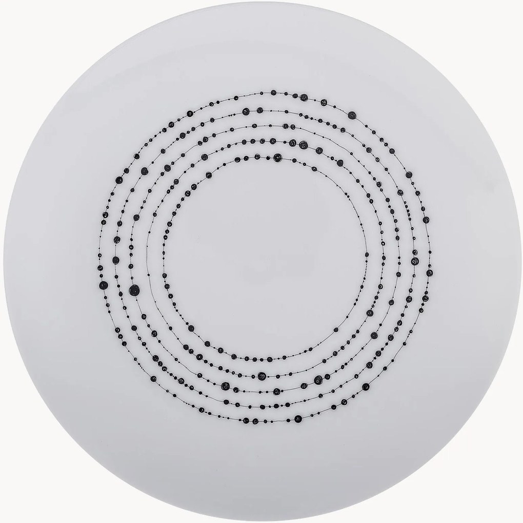 Pratos de sobremesa em porcelana Basic, conjunto de 4