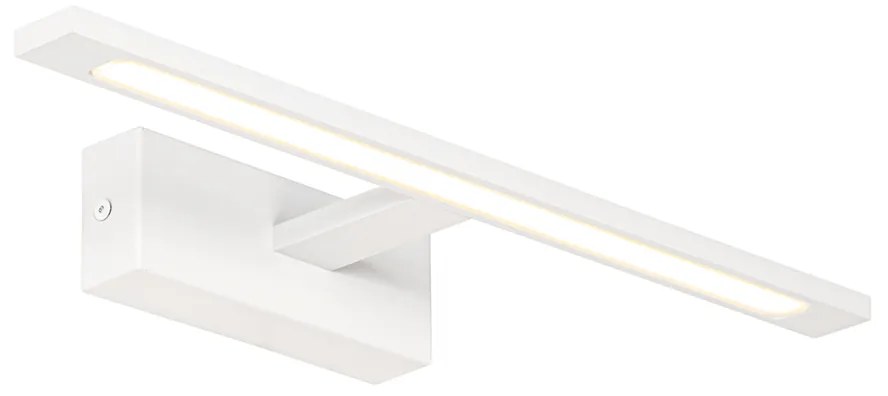 Aplique de parede branco 41,5 cm com LED IP44 - Jerre